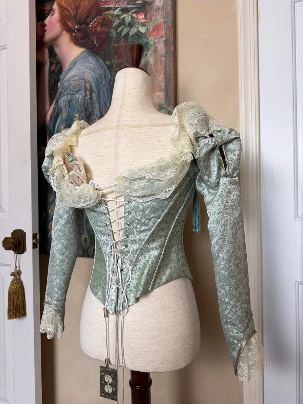 **NWT** DISCONTINUED LaceMade Princess Jasmine Casual Classic Lolita Corset Top - Picture 15 of 16